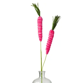 30" Velvet Carrot Spray: Fuchsia Pink