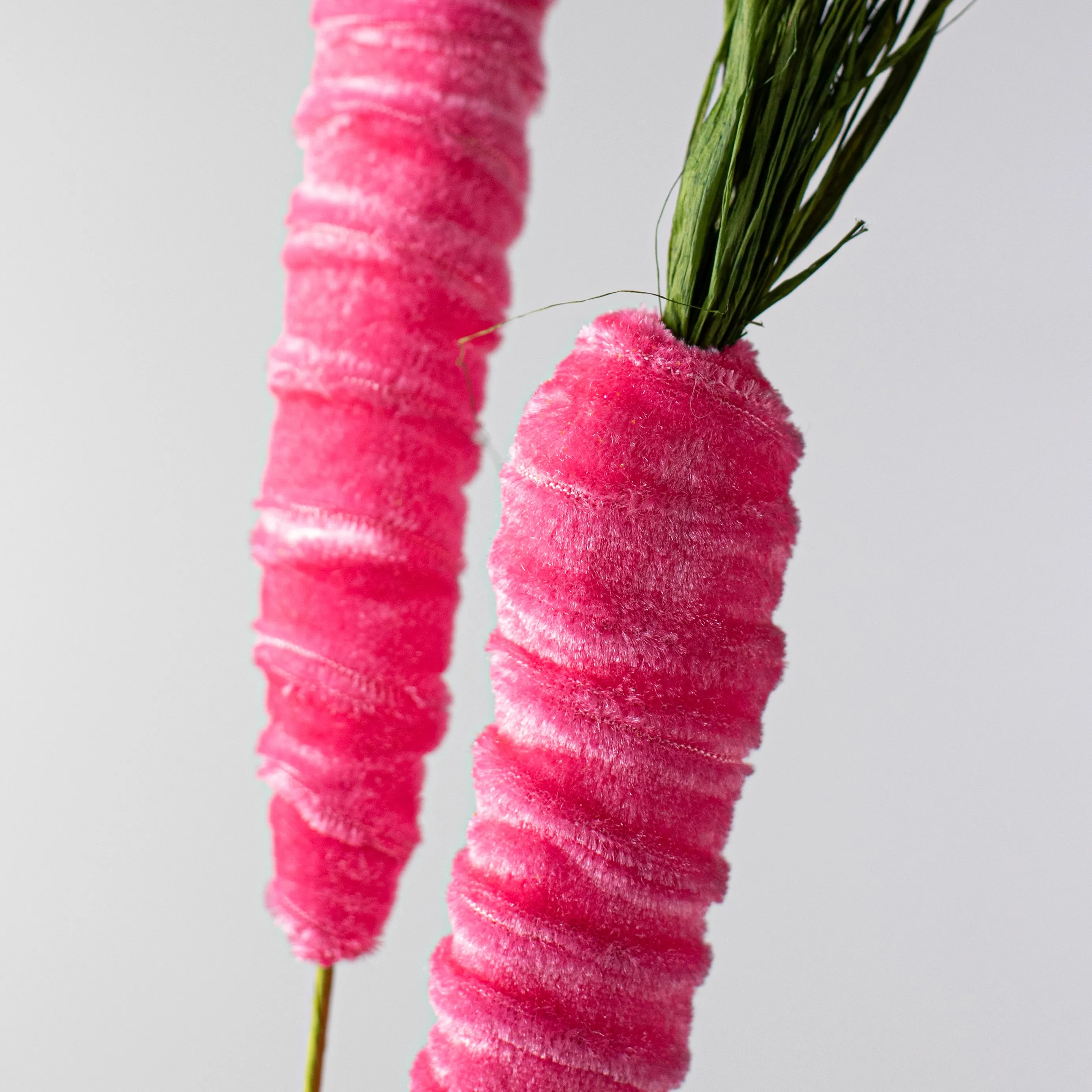 30" Velvet Carrot Spray: Fuchsia Pink