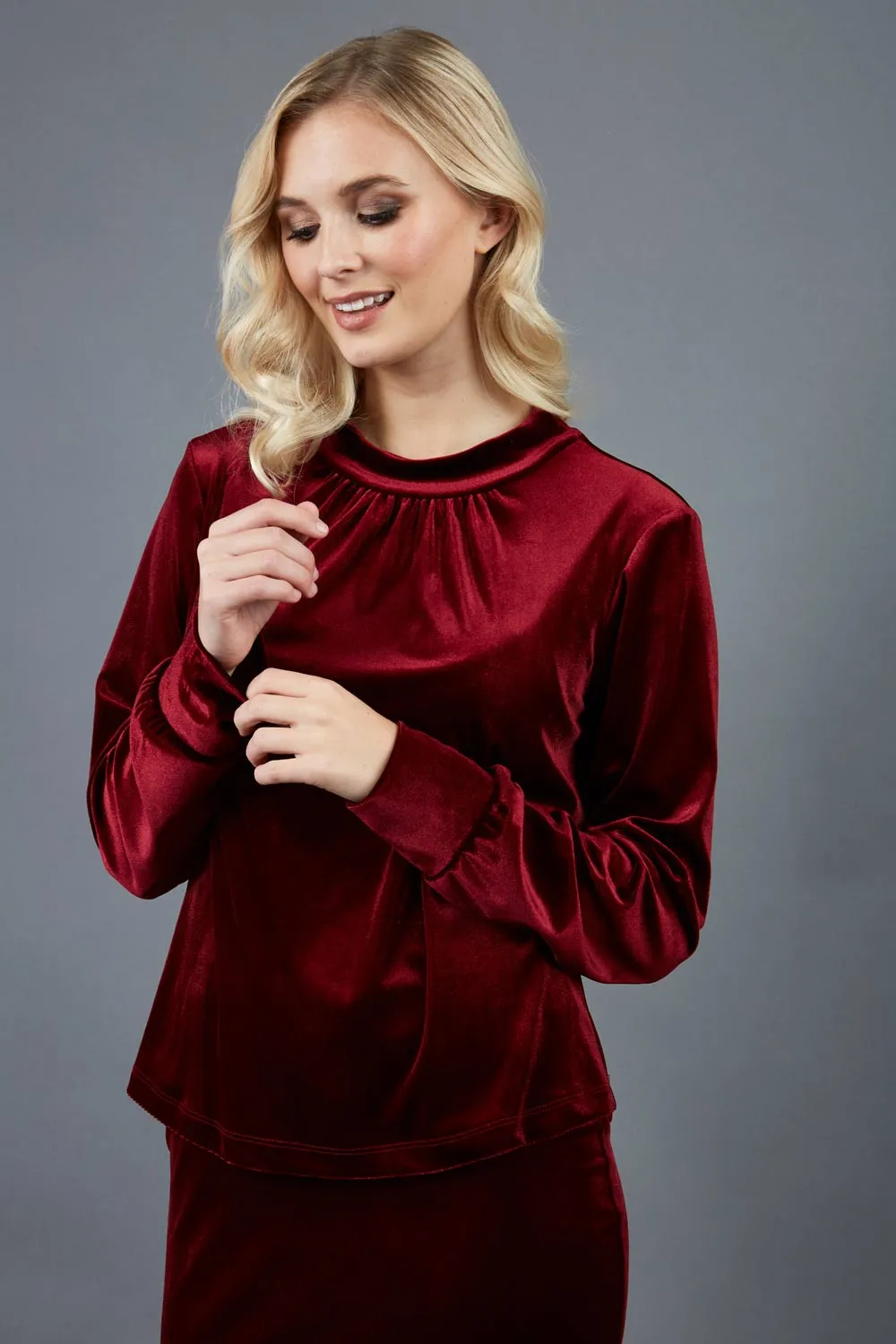 ALLIUM VELVET TOP