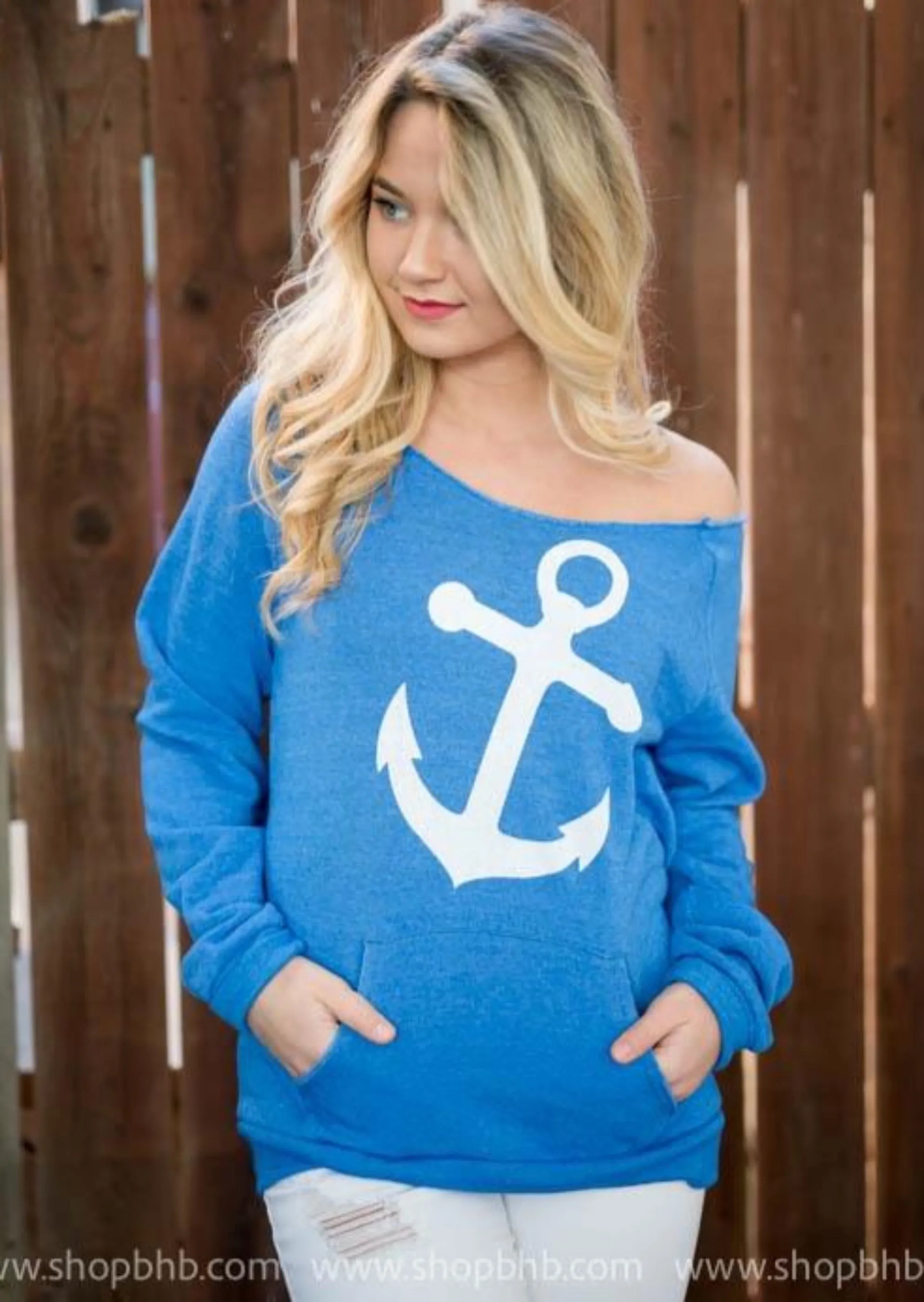 Anchors Away Slouchy Sweater** Final Sale