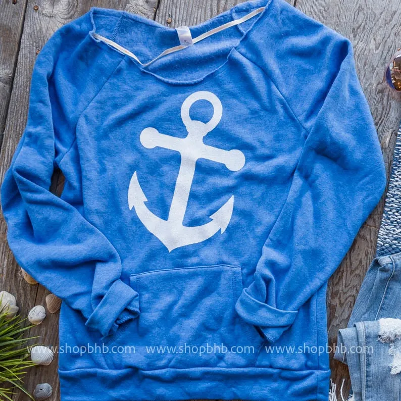 Anchors Away Slouchy Sweater** Final Sale