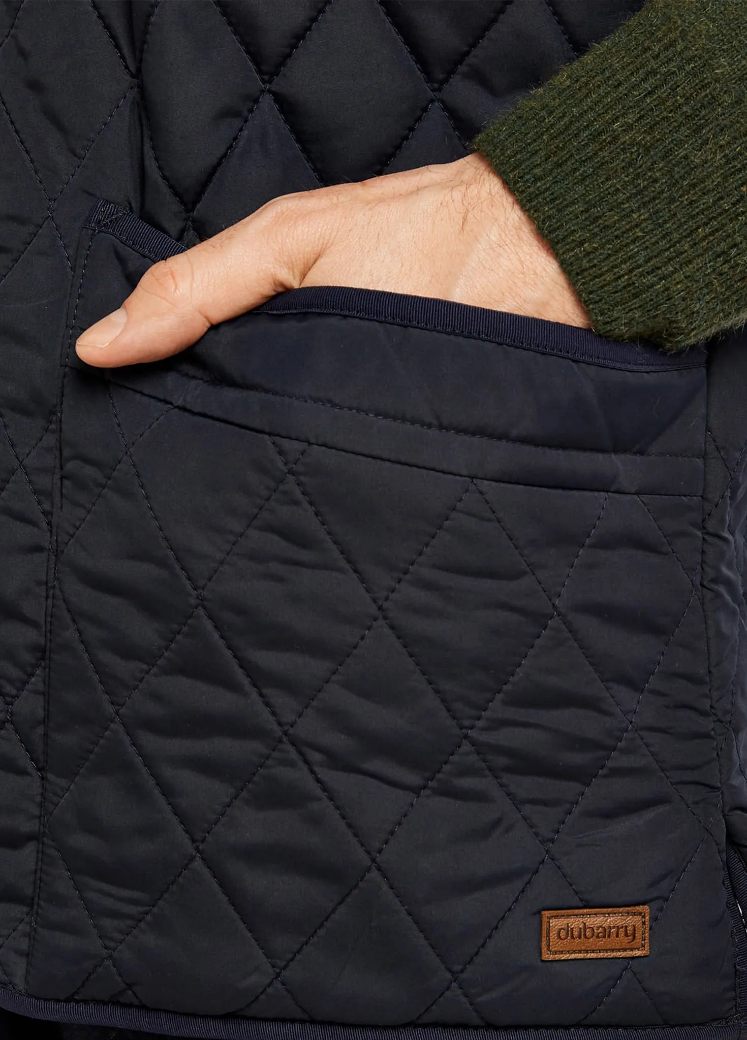 Ballygar Quilted Waistcoat - Navy