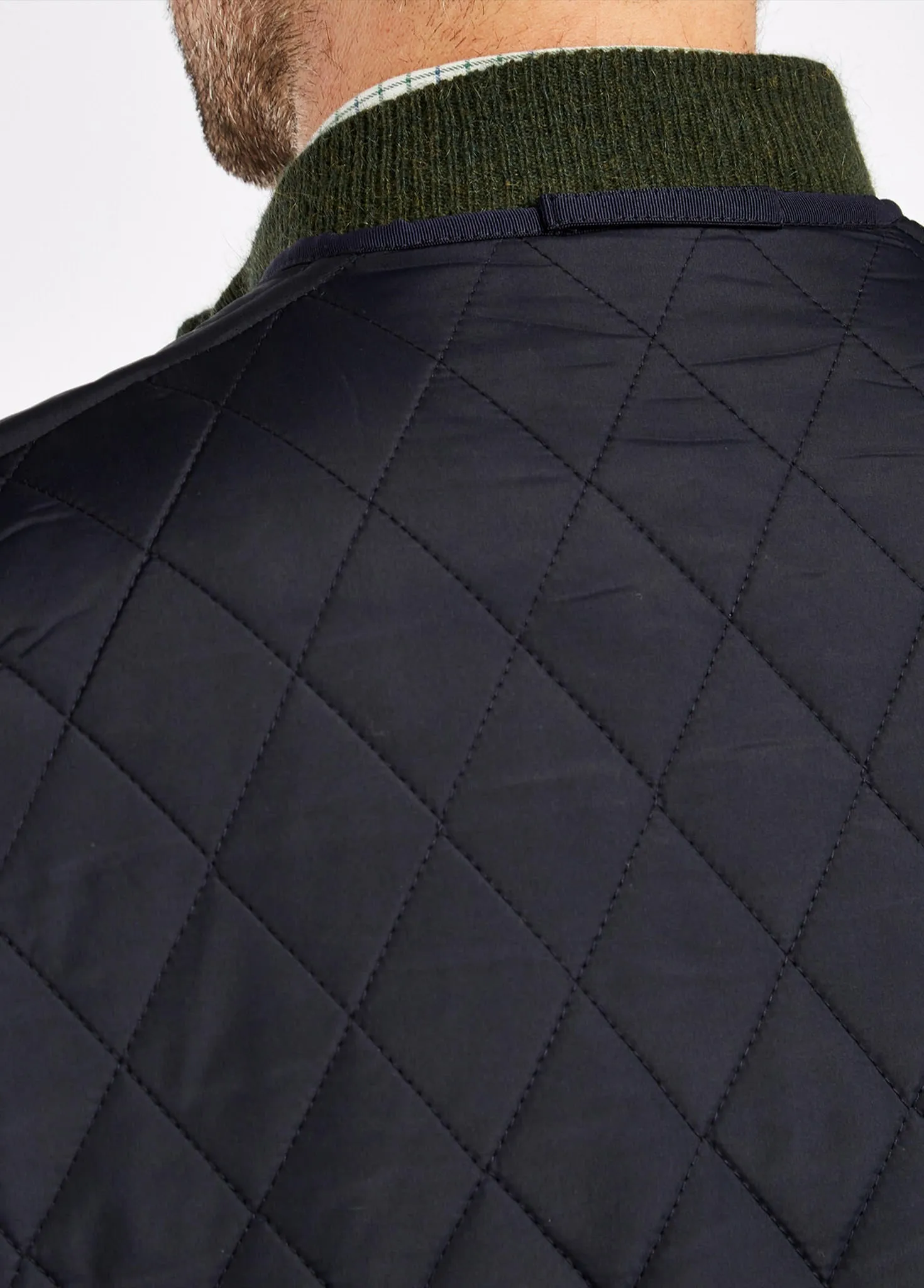 Ballygar Quilted Waistcoat - Navy