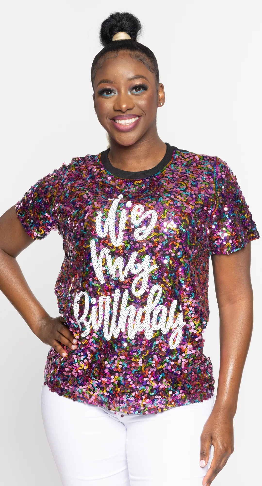 Birthday Sequin Top