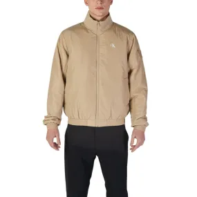 Calvin Klein Jeans Beige Polyamide Jacket