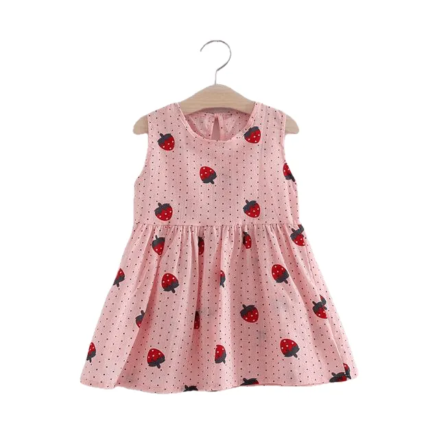 Casual Style Fly Sleeve Bow Dress For Girls