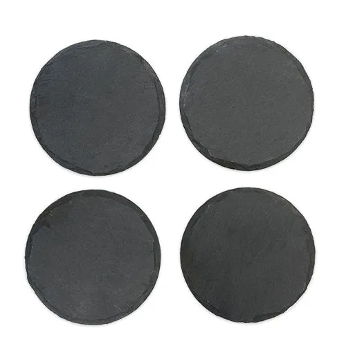 Country Homeª: Circle Slate Coasters by Twine