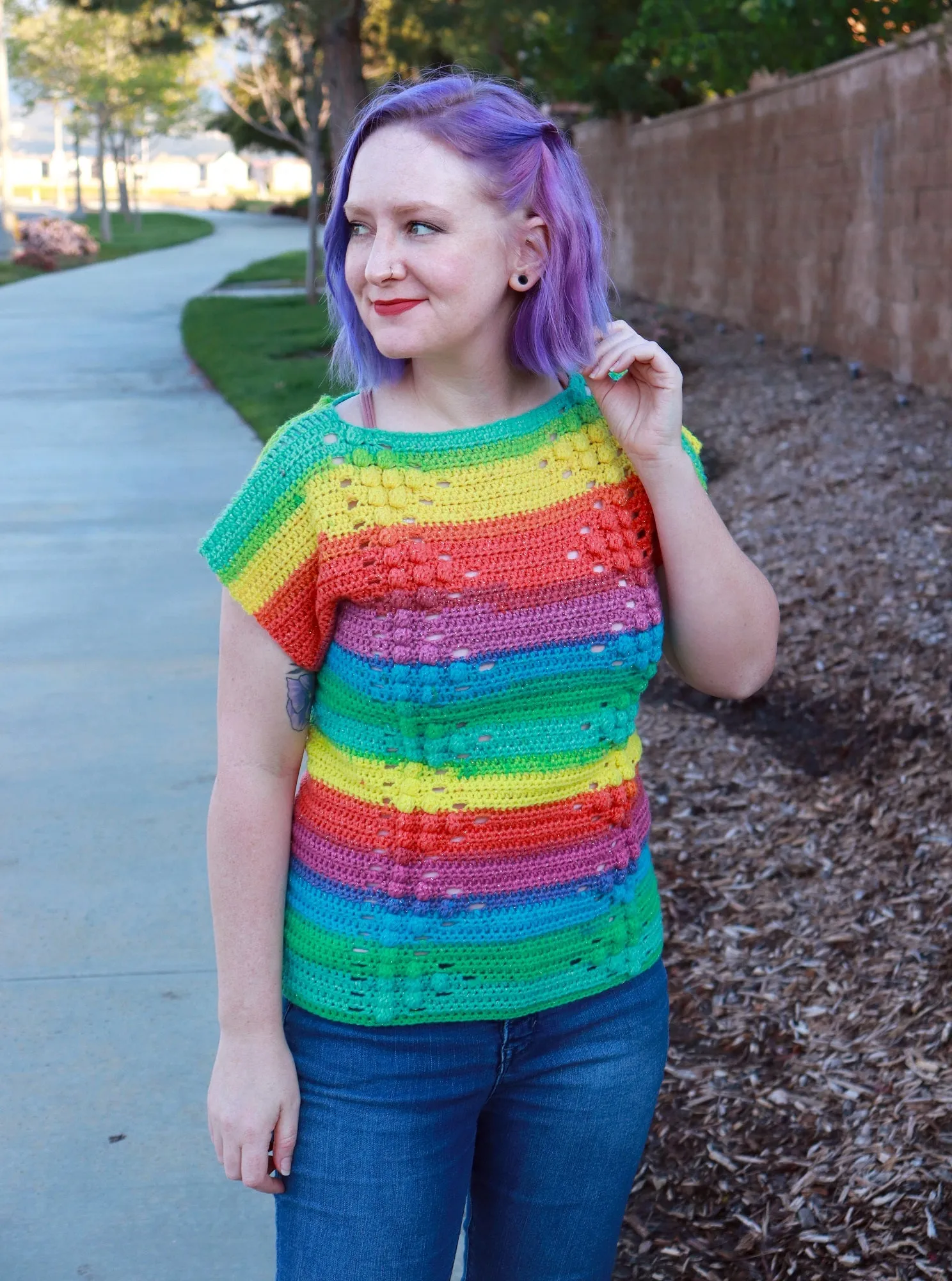 Crochet Kit - Bridget Bobble Shirt