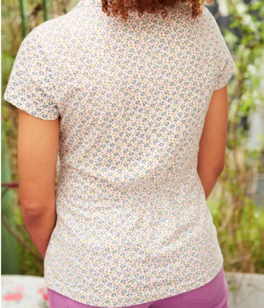 Ditsy Daisy Triangles Jersey Shirt