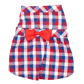 Dress | Red, White, & Blue Check