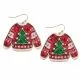 Earrings-Holiday Sweaters w Trees