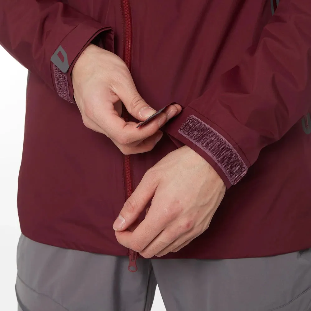 FHM Pharos Rain Jacket Men 10000mm Vinous