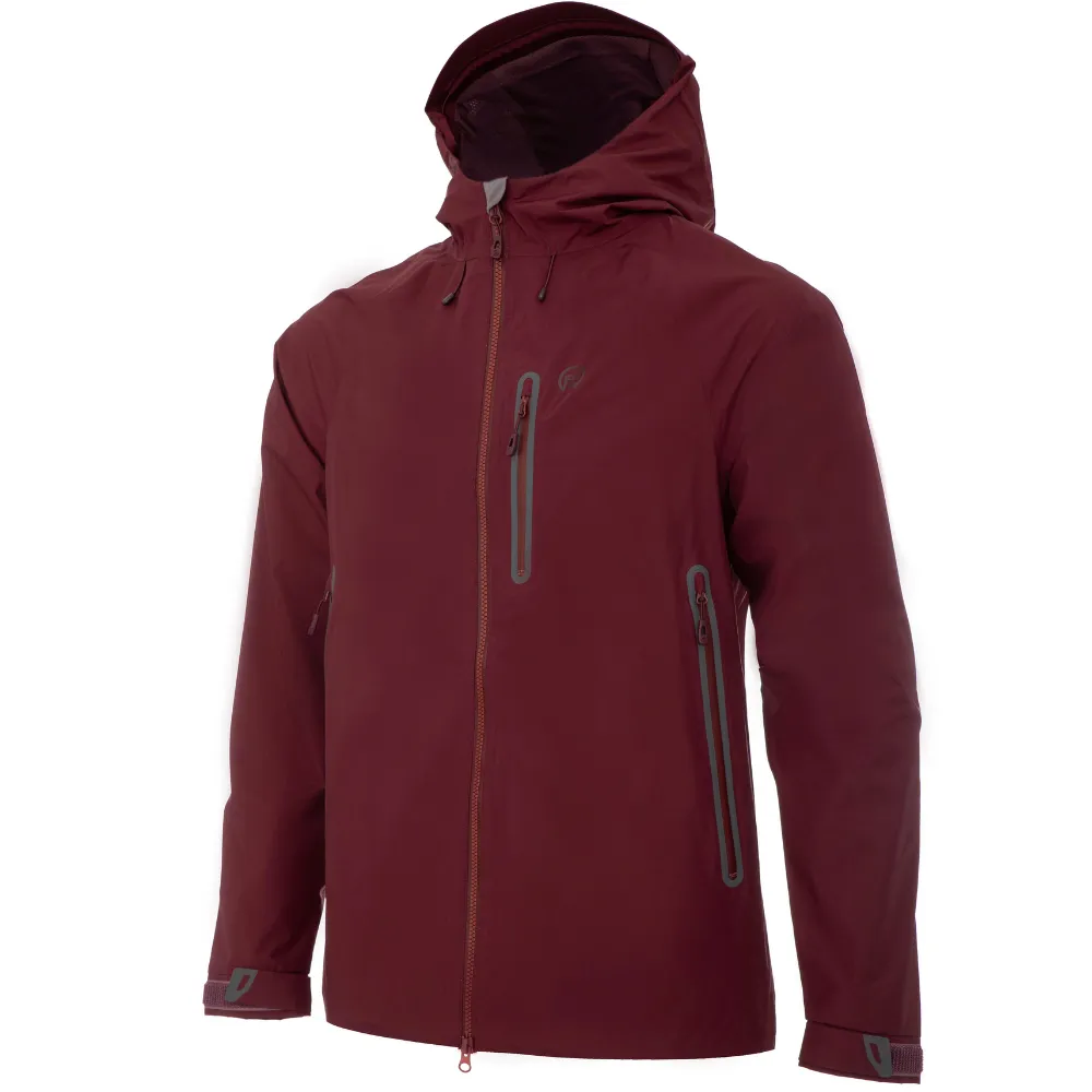 FHM Pharos Rain Jacket Men 10000mm Vinous