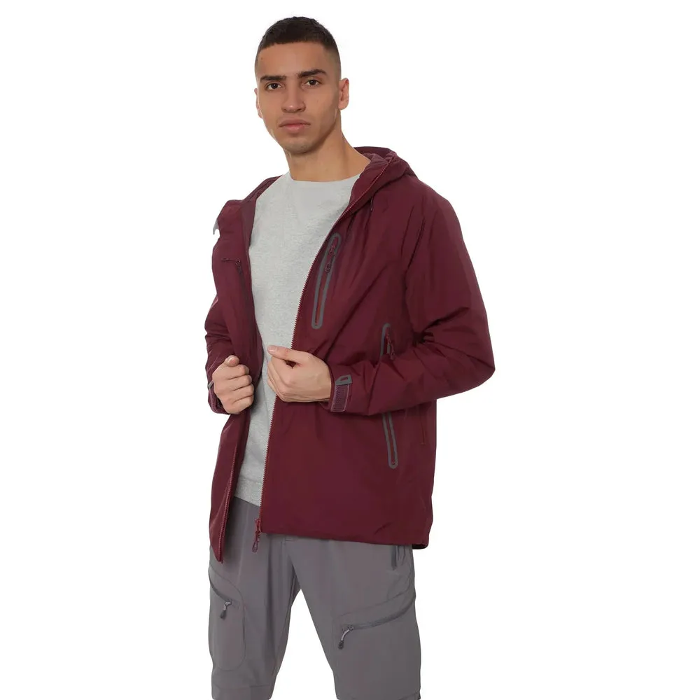 FHM Pharos Rain Jacket Men 10000mm Vinous