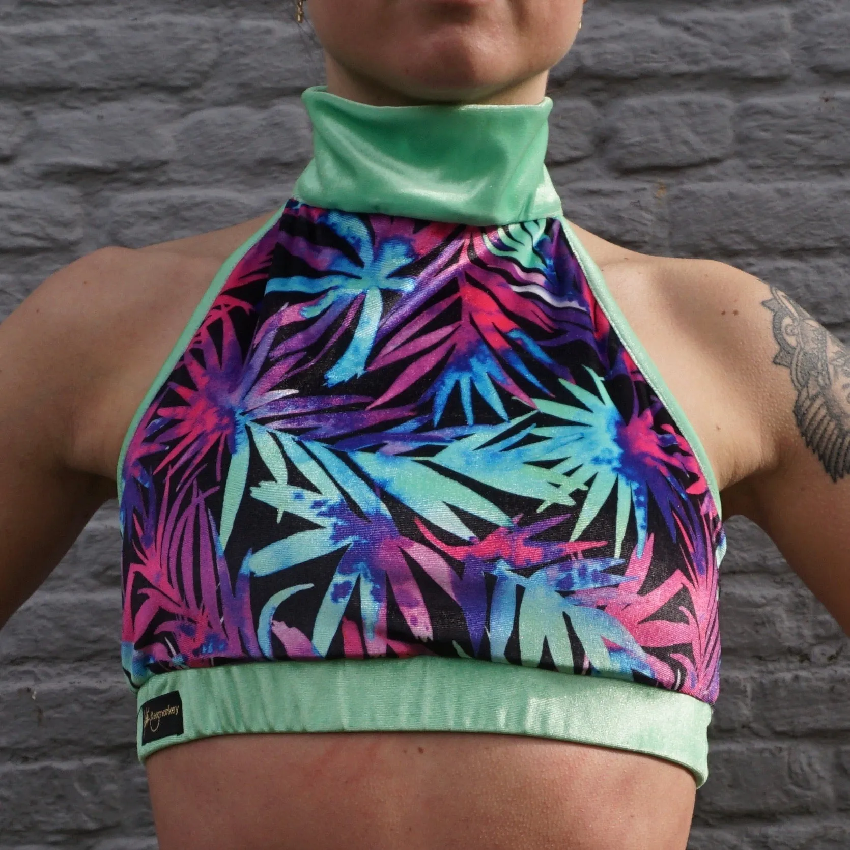 Flexmonkey Reversible Haltertop 'Summer Flower'