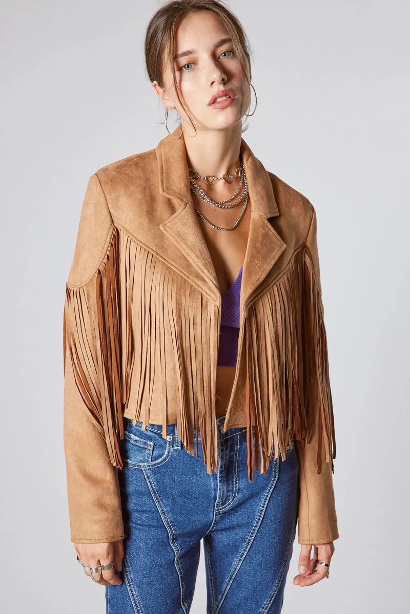 Fringe Suede Jacket