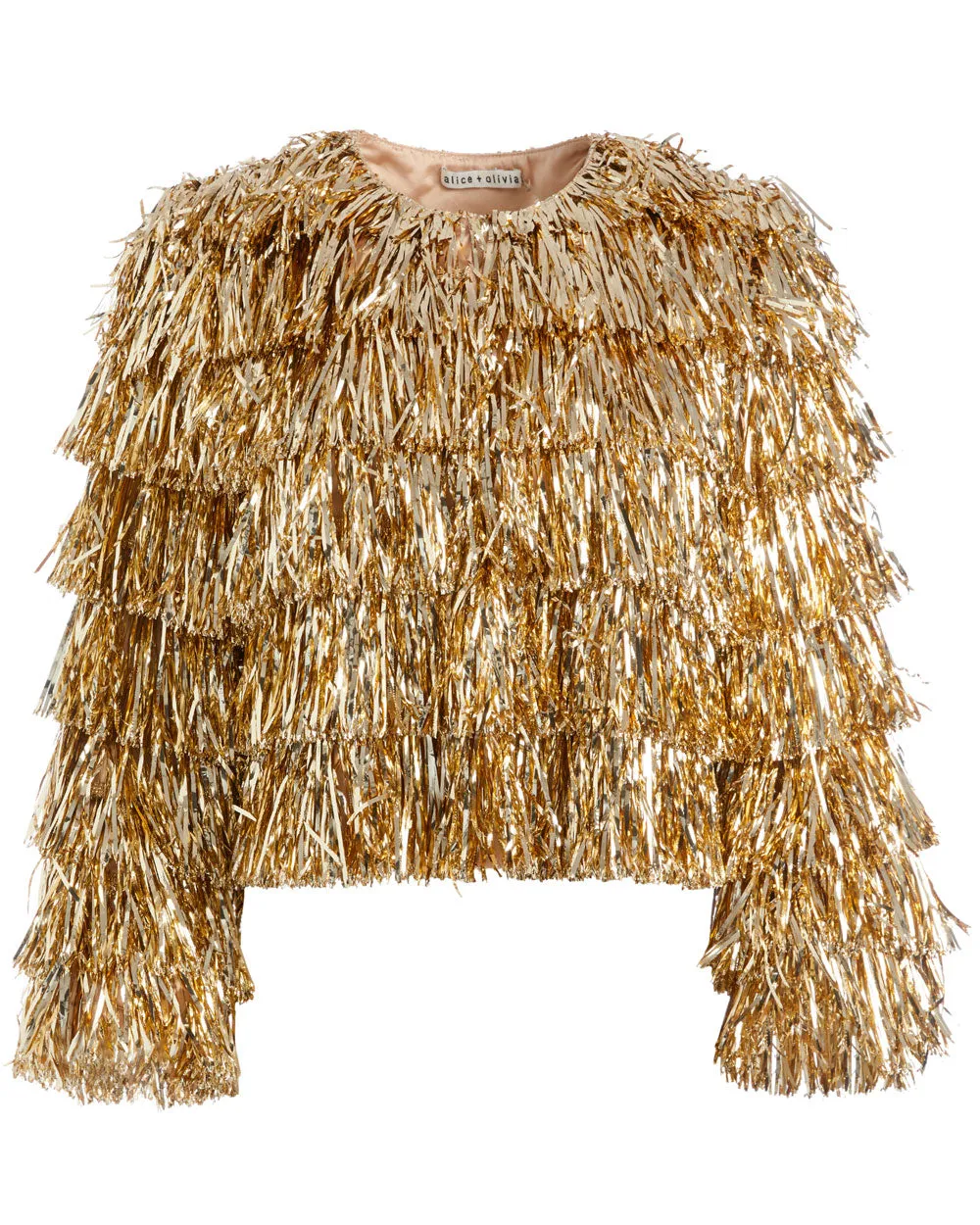 Gold Fringe Tinsel Jacket