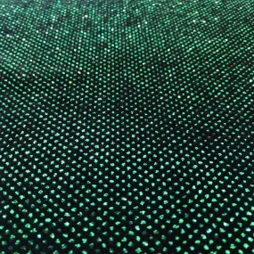 Kelly Green Sparkle Glitter Lurex Stretch Velvet Fabric