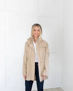 Khaki Rain Jacket