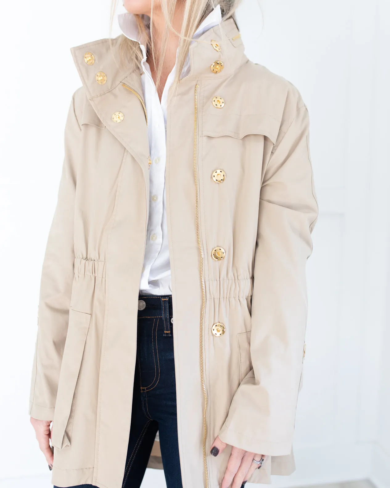 Khaki Rain Jacket