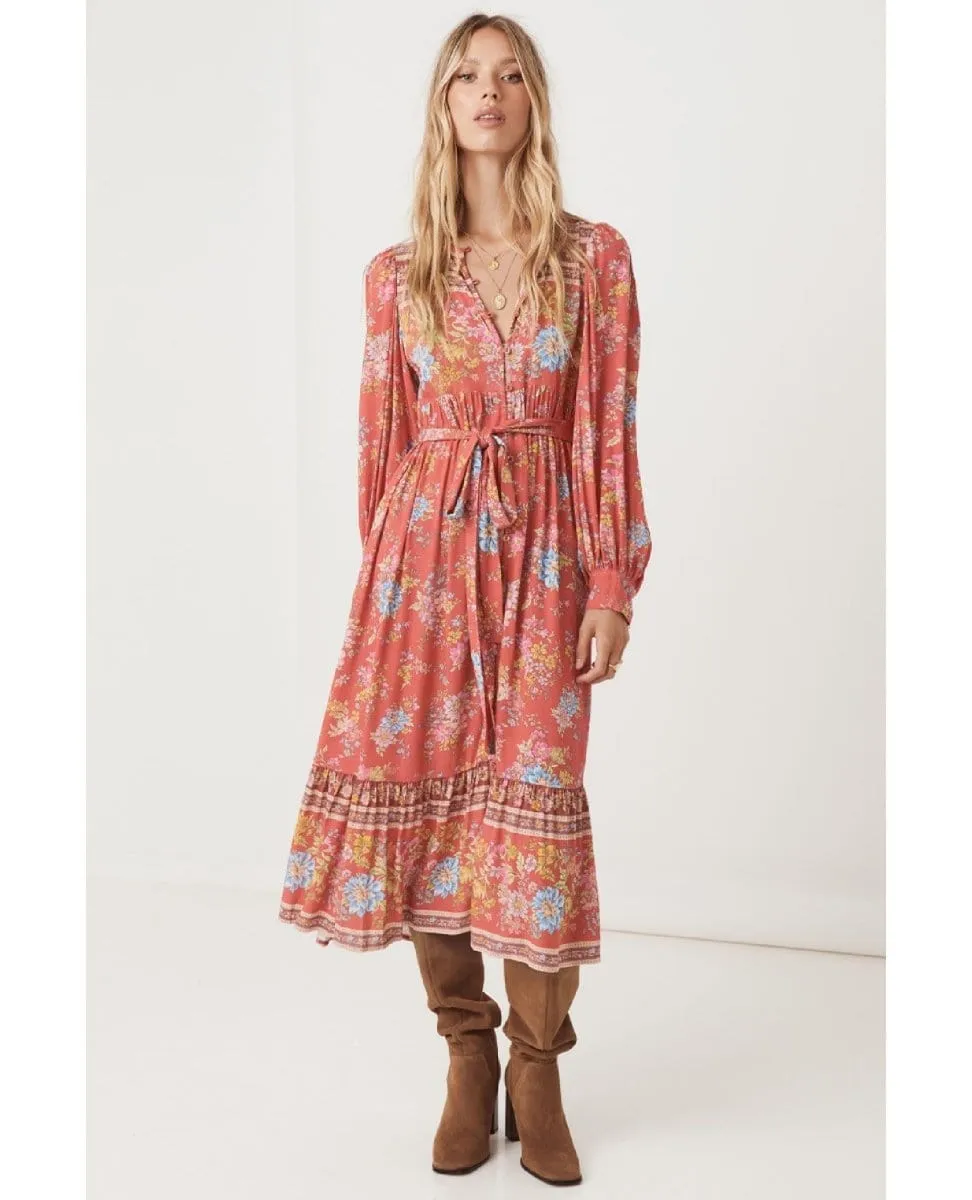 Meadowland Boho Dress Poppy