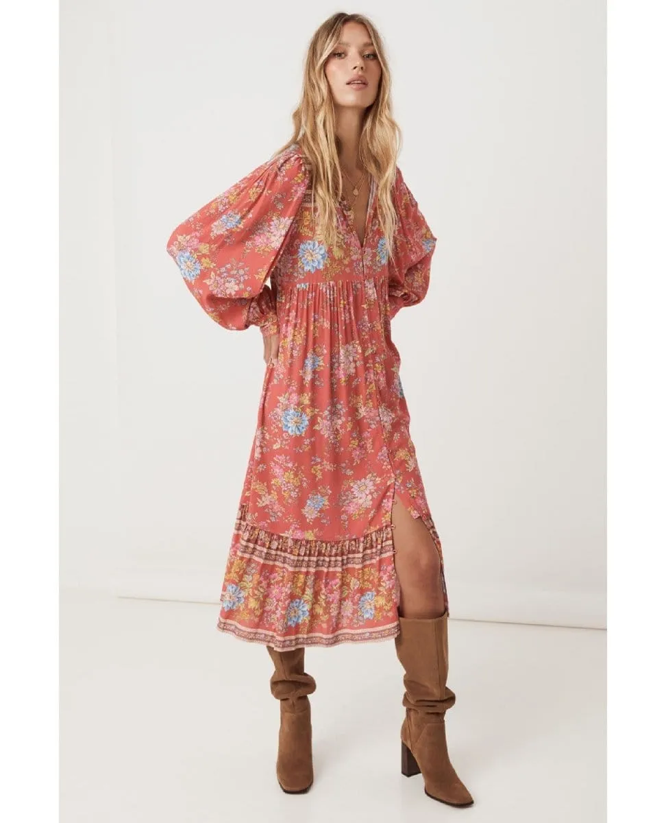 Meadowland Boho Dress Poppy