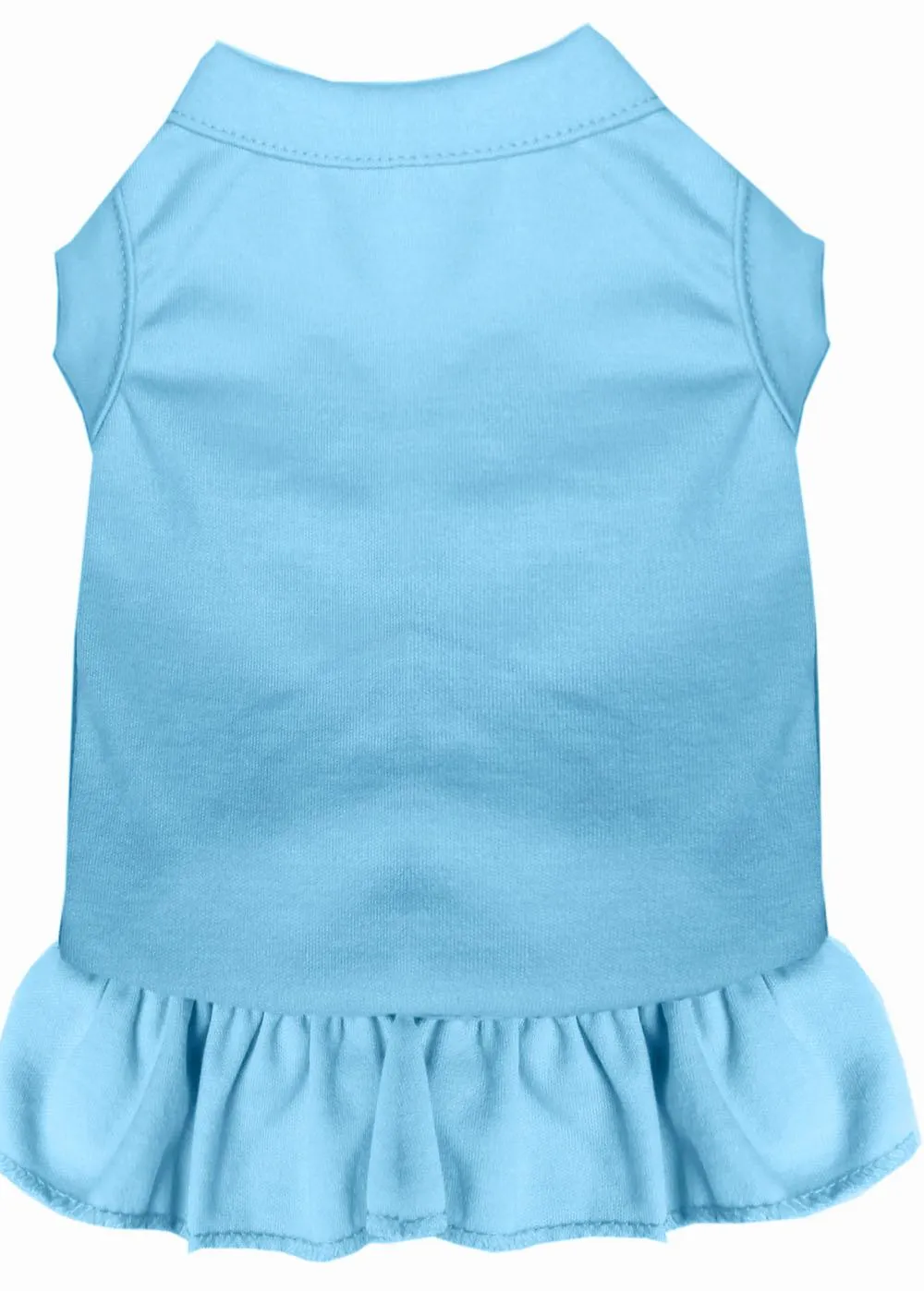 Plain Pet Dress Baby Blue Xl (16)