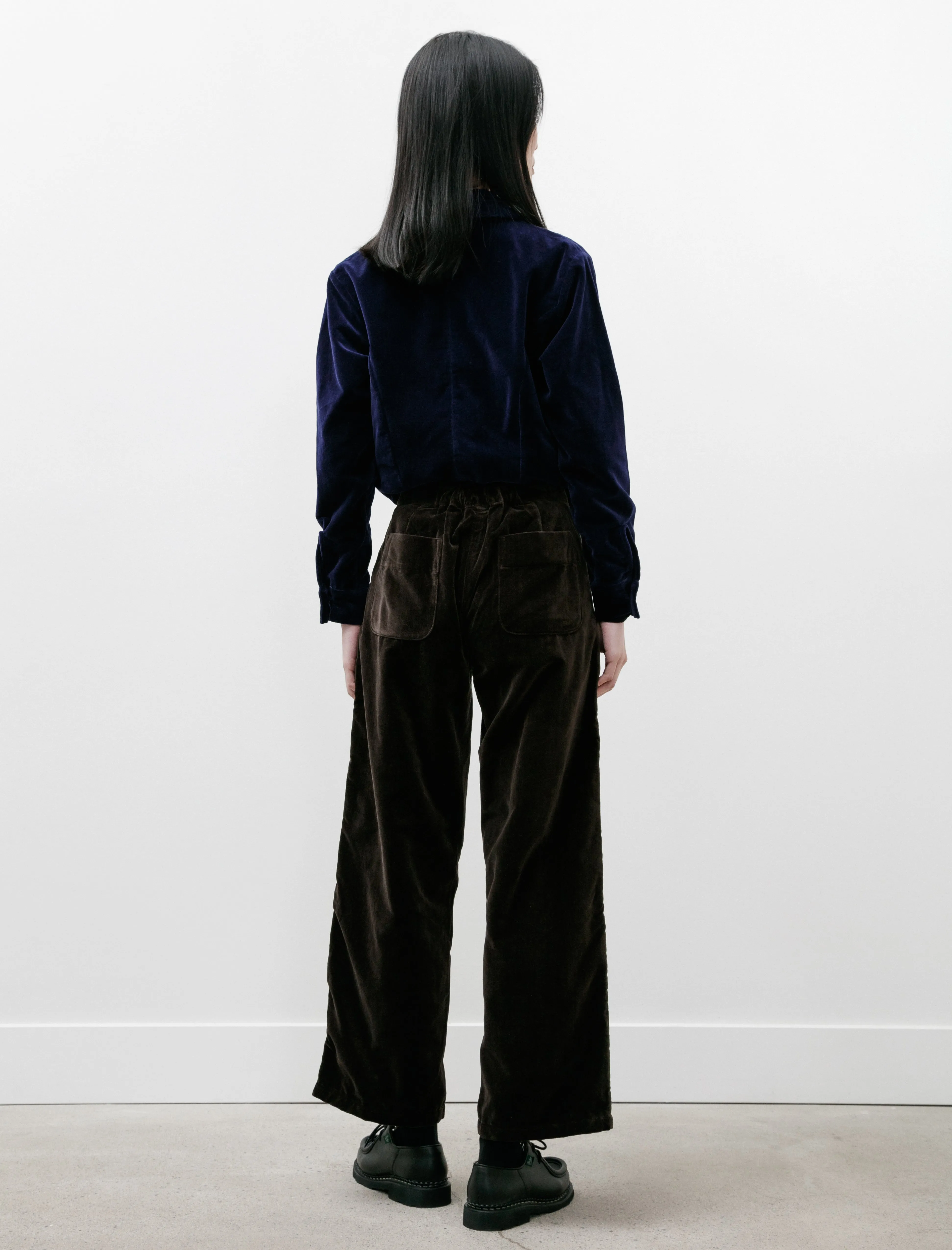 R17P4 High Waist Pants Shadow Velvet