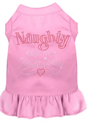 Rhinestone Naughty But In A Nice Way Dress Light Pink Sm (10)