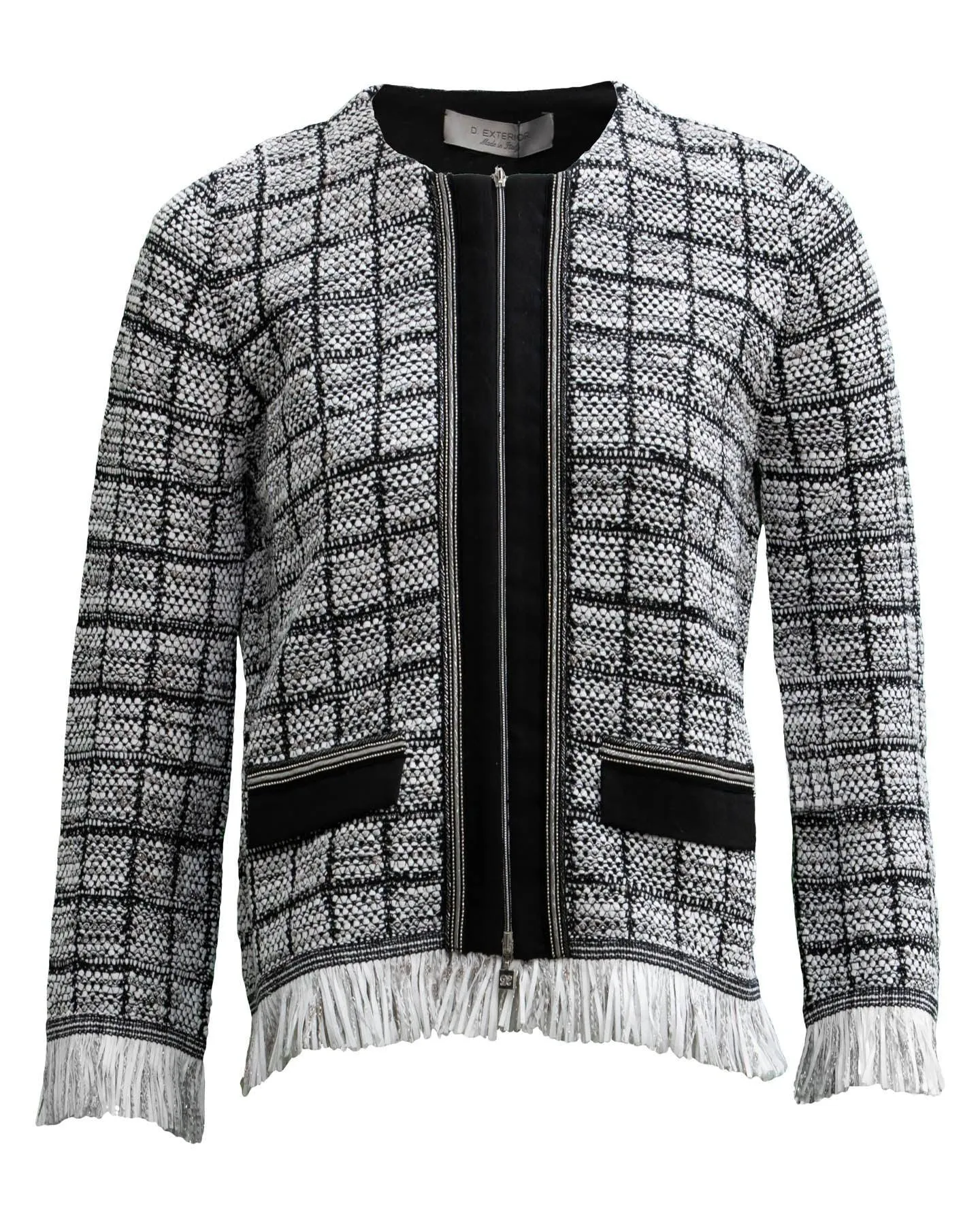 Tweed Fringe Jacket