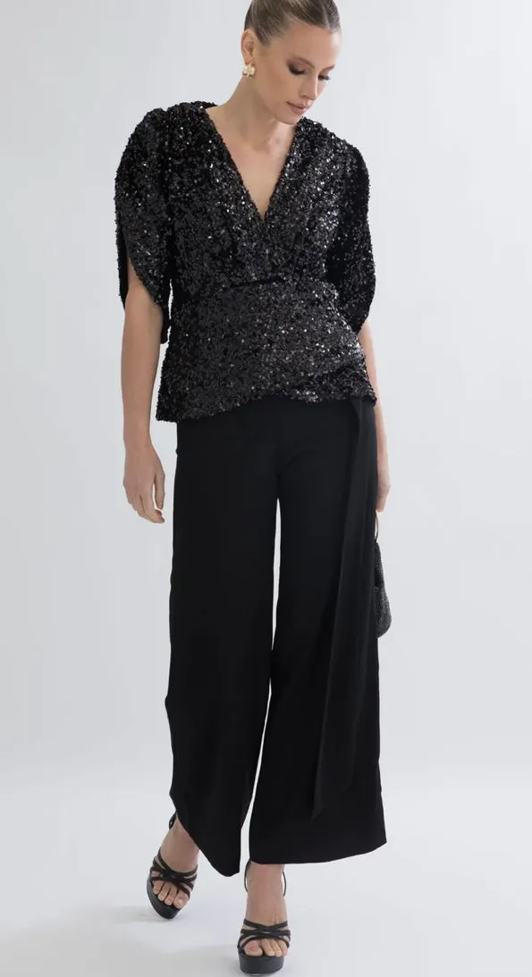 Tyler Sequin Top Black