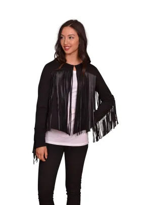 Velvet by Graham & Spencer Tiffany Fringe Jacket