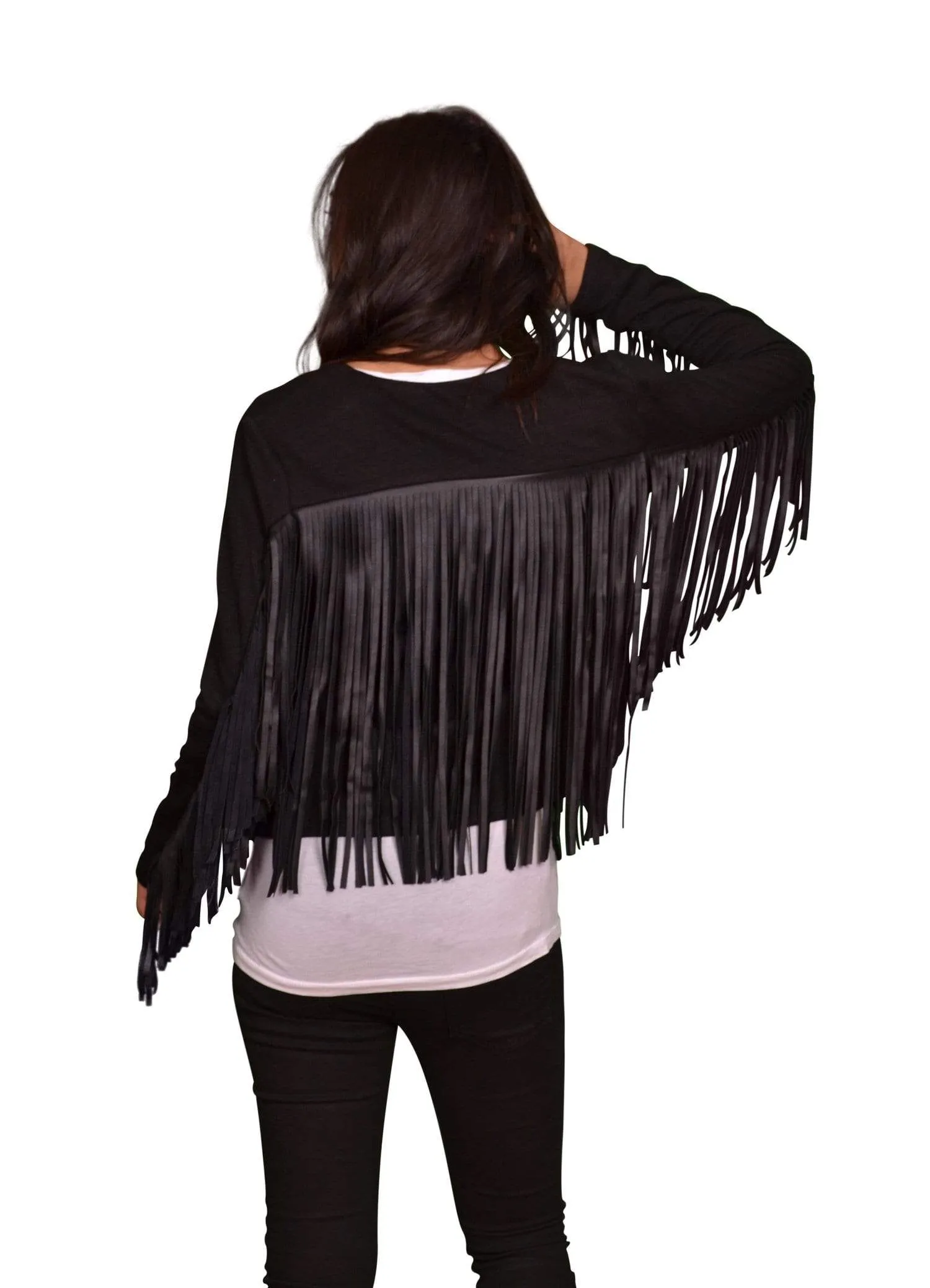 Velvet by Graham & Spencer Tiffany Fringe Jacket