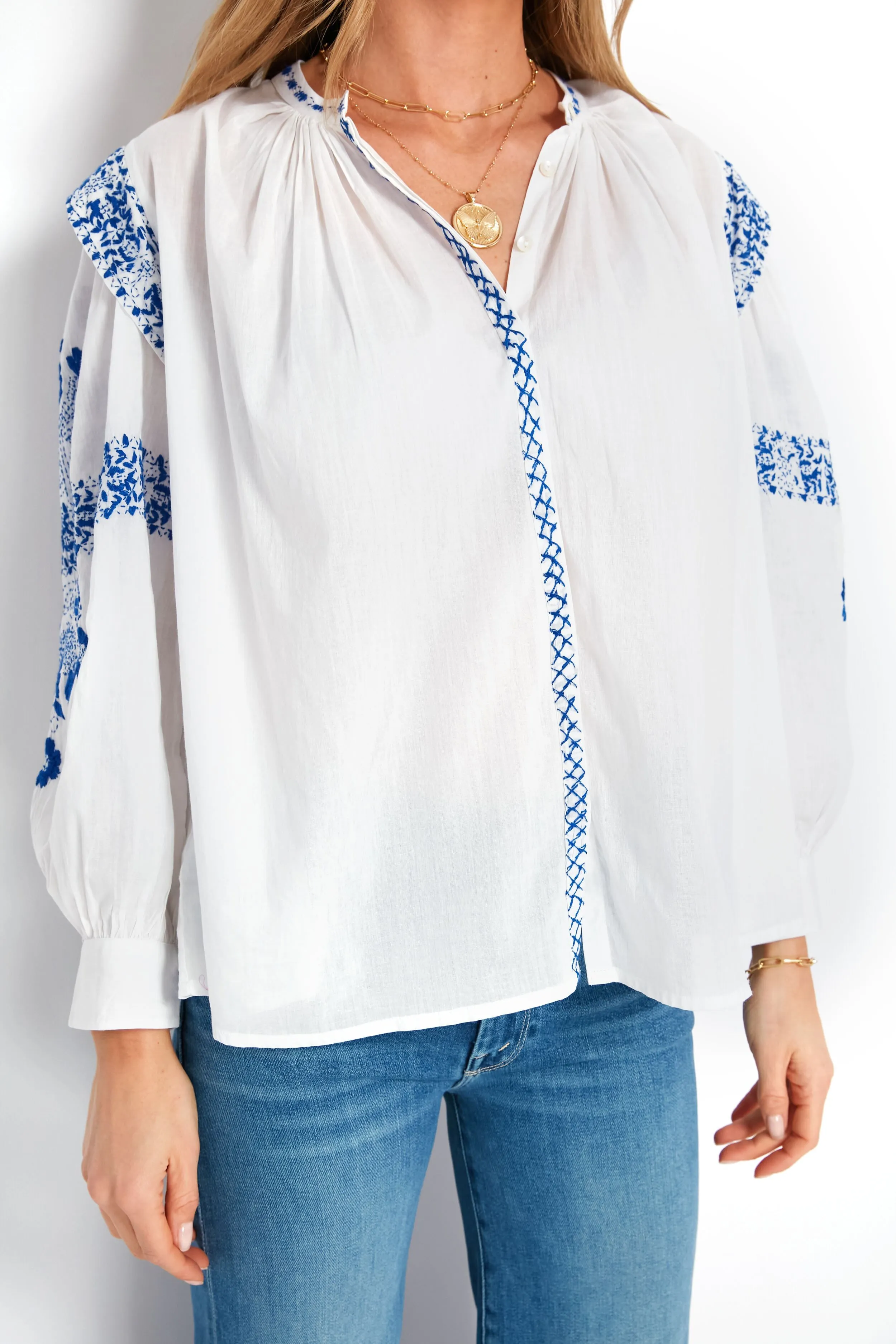 White Alani Blouse