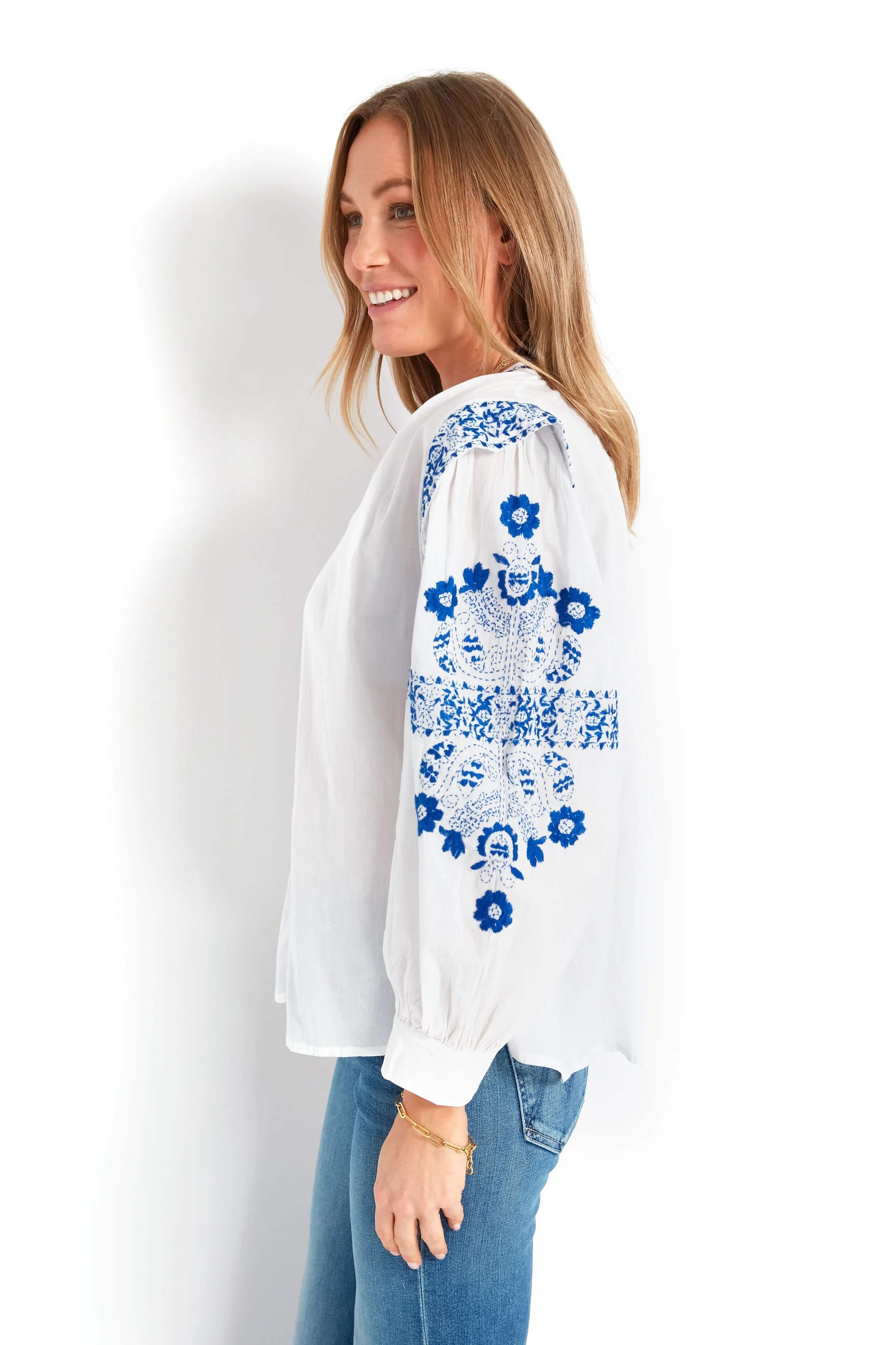 White Alani Blouse