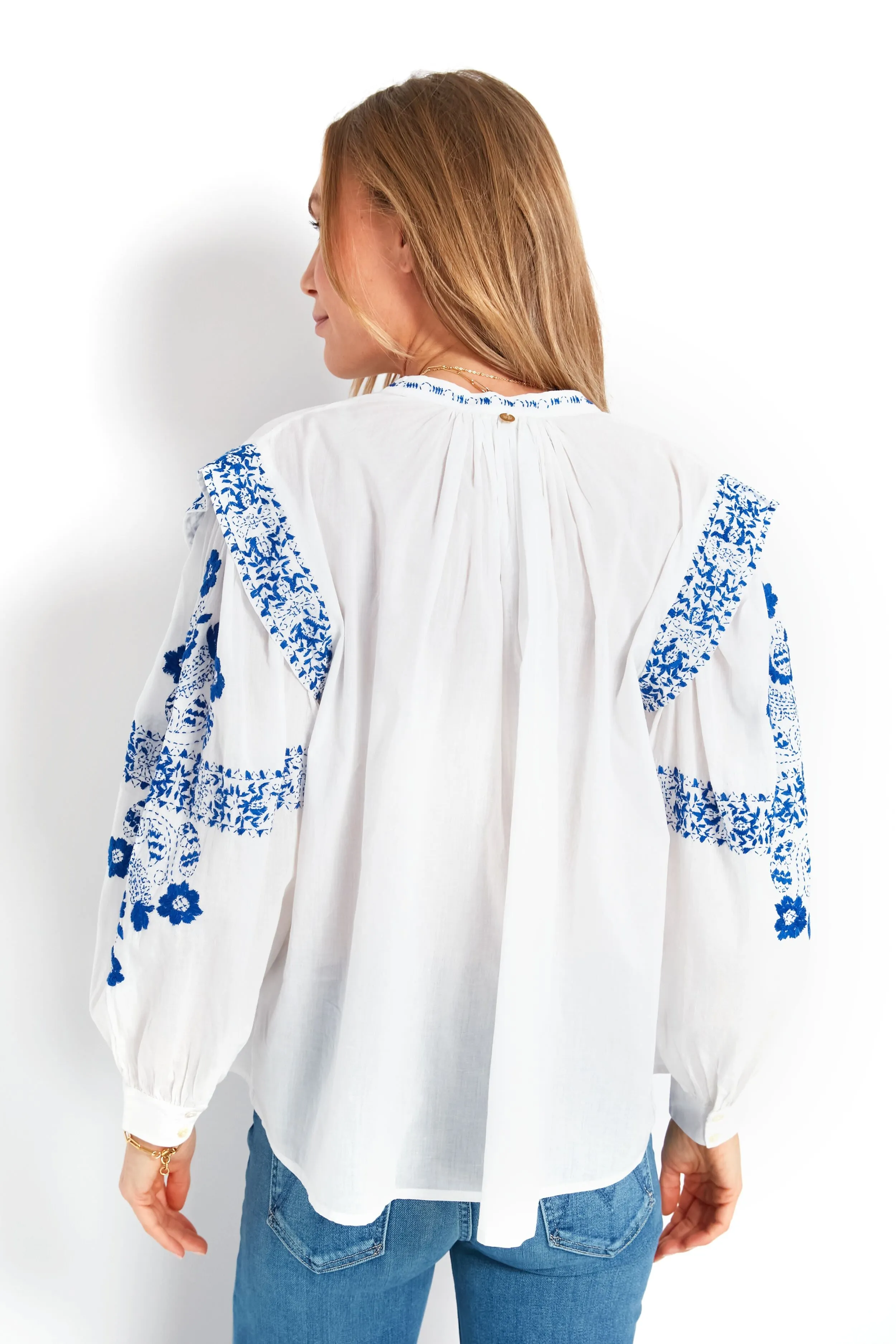 White Alani Blouse