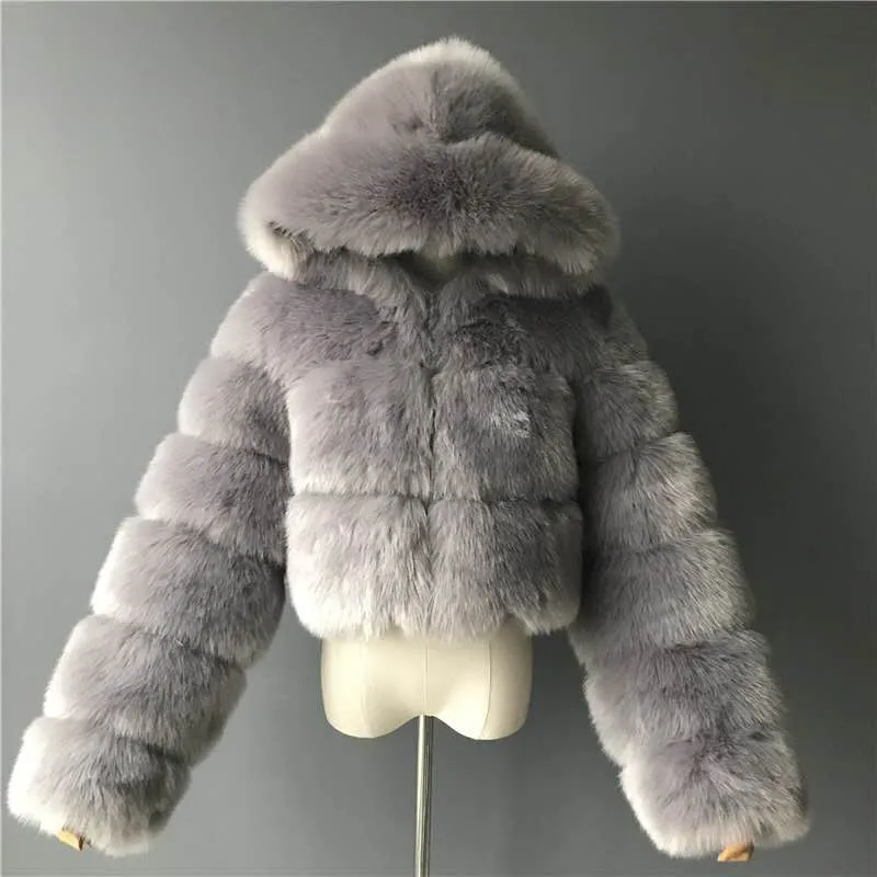 Wholesale women's winter faux fur coats (CL8216)