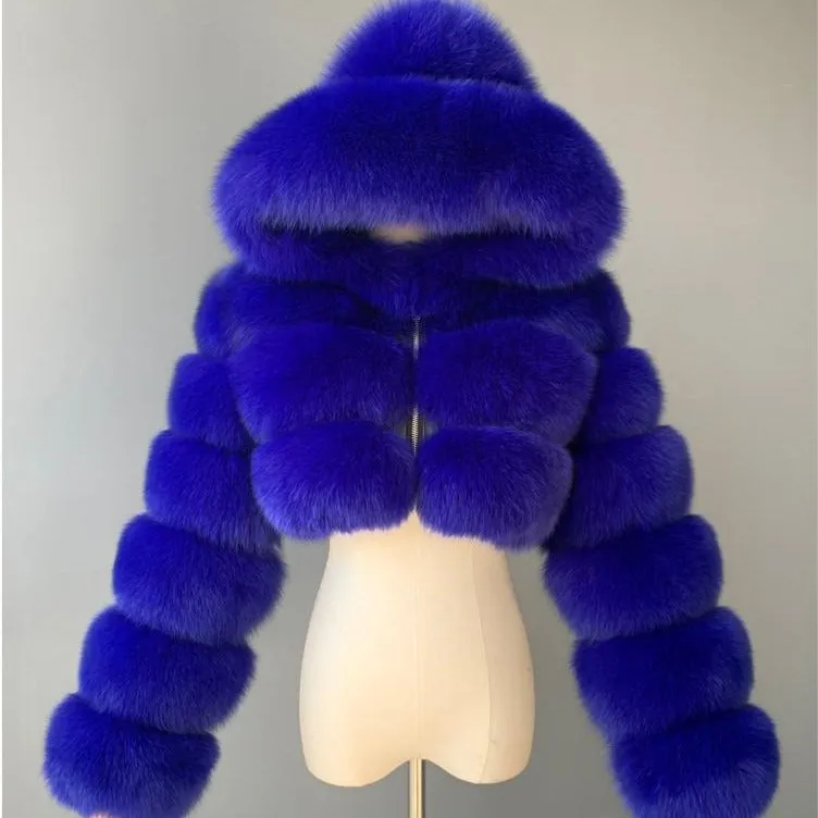 Wholesale women's winter faux fur coats (CL8216)