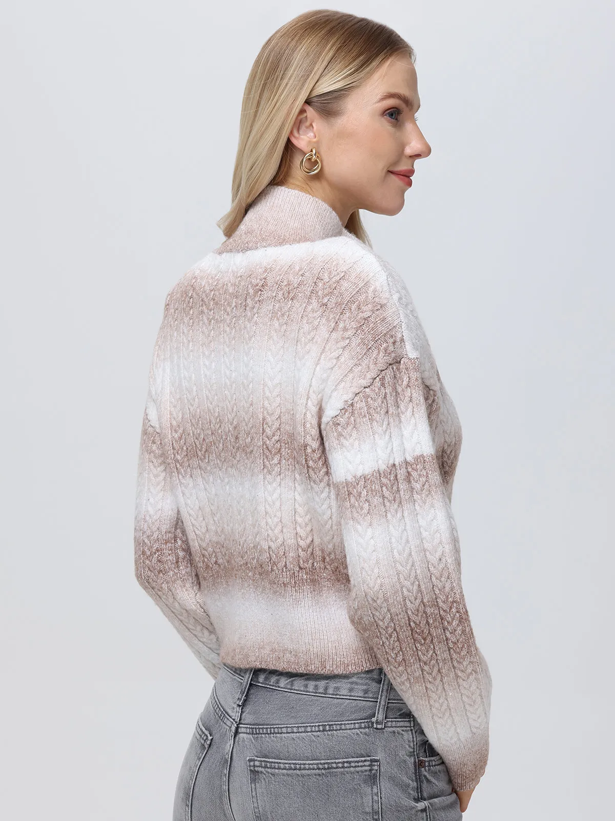 Willow: Ombre Sequin Crop Cardigan