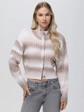 Willow: Ombre Sequin Crop Cardigan