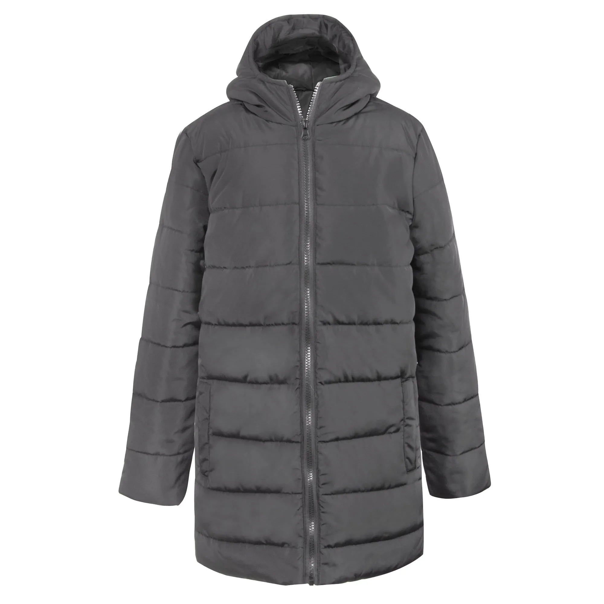 Youth Hooded Puffer Winter Coat - 3 Colors