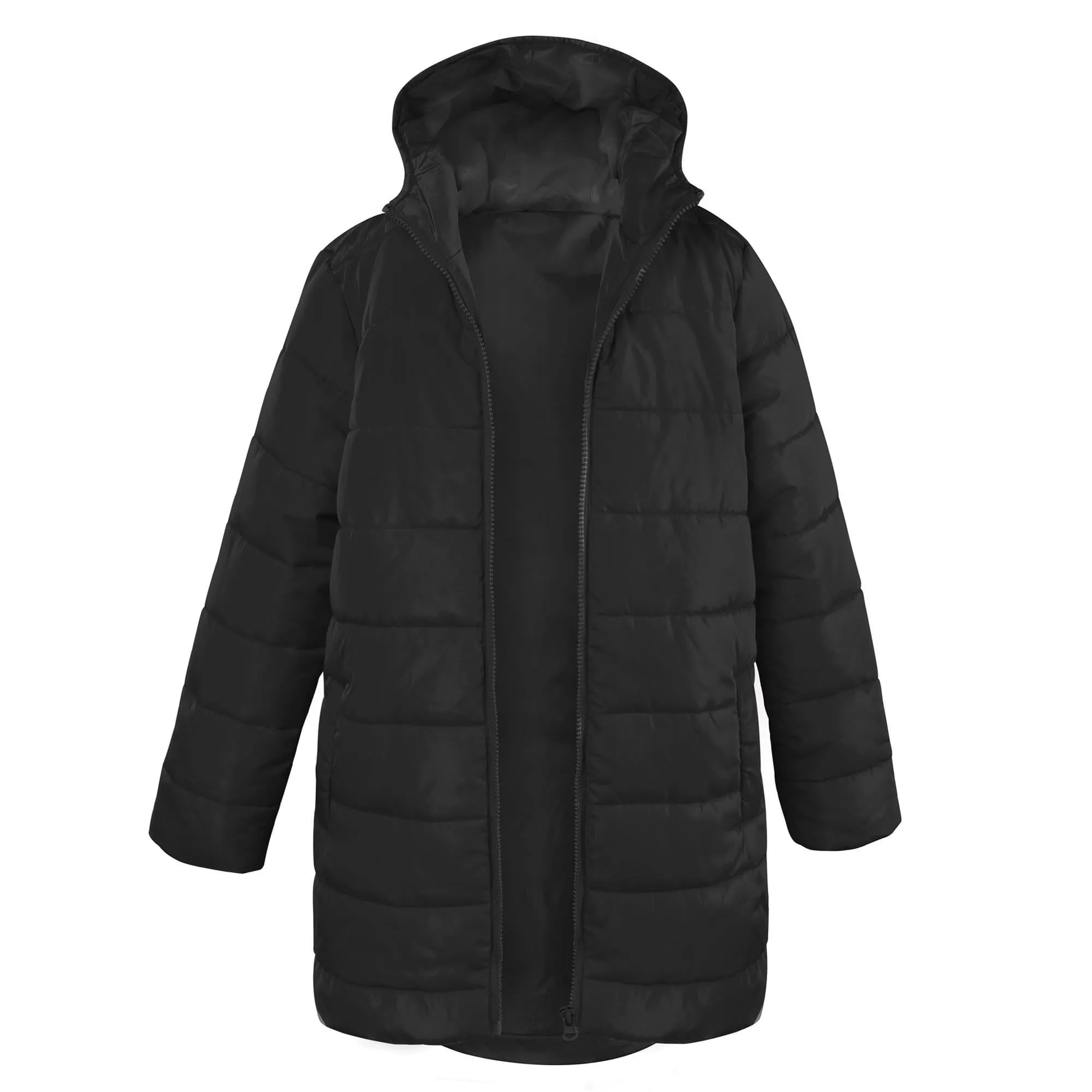 Youth Hooded Puffer Winter Coat - 3 Colors